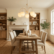Daphne - Matcha Green Tulip Glass Chandelier