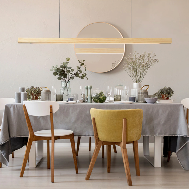 Alkinoos - Linear Wood Chandelier