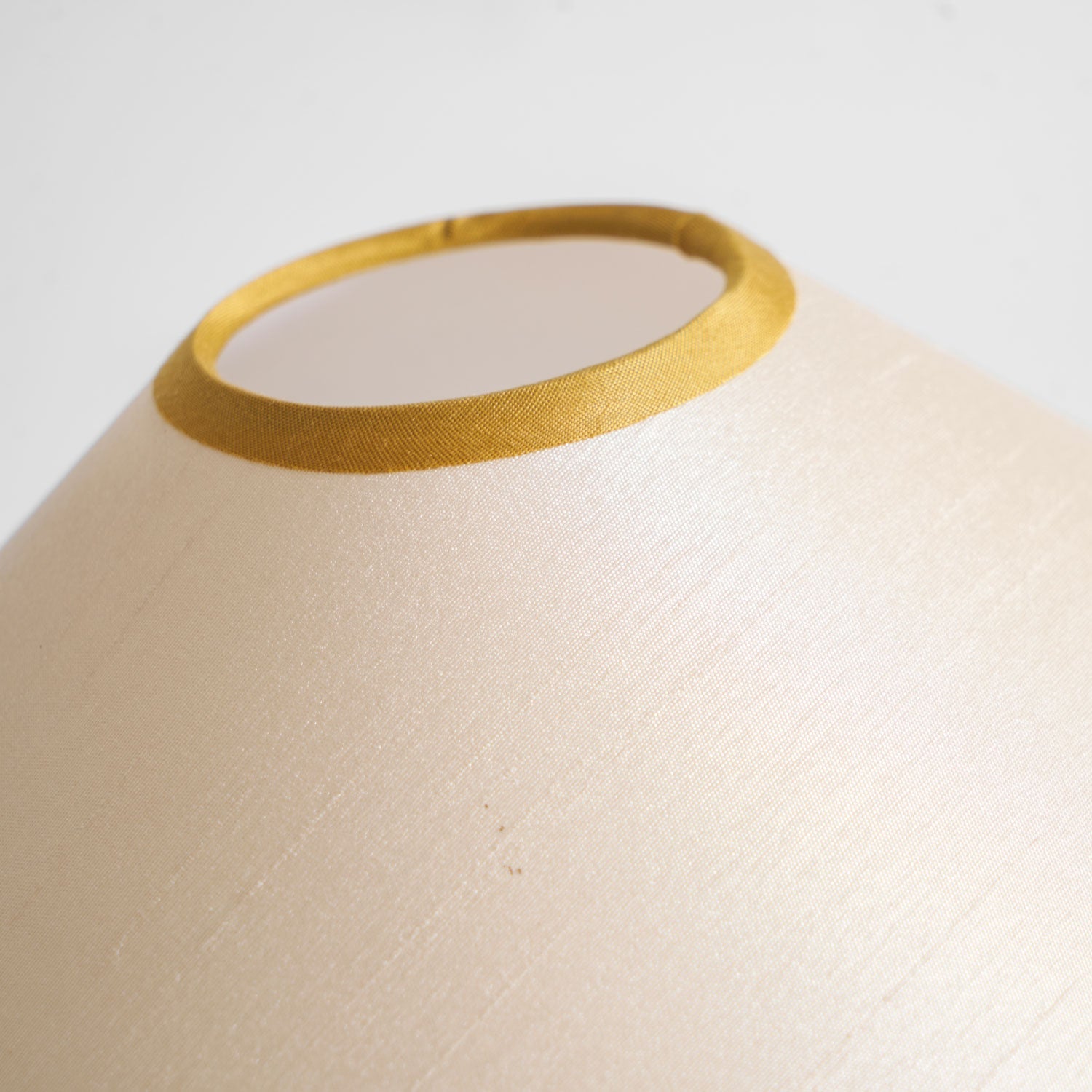 Dryope - Walnut-Color Wood and Fabric Table Lamp