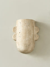 Thoosa - Sculptural Travertine Wall Lamp