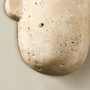 Thoosa - Sculptural Travertine Wall Lamp