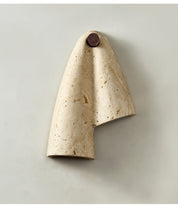 Amphitrite - Draped Travertine Wall Sconce