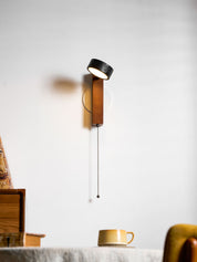 Kelaino - Black Travertine Wall Sconce