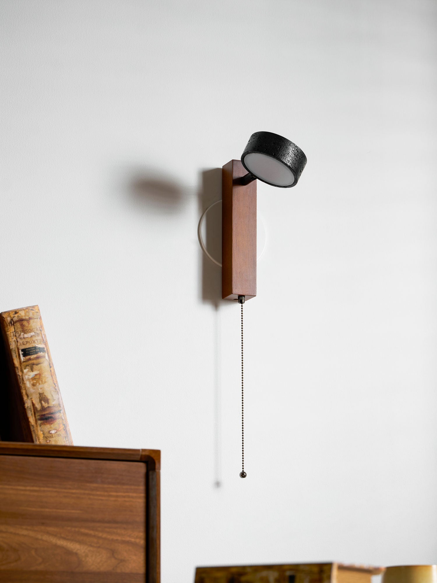 Kelaino - Black Travertine Wall Sconce