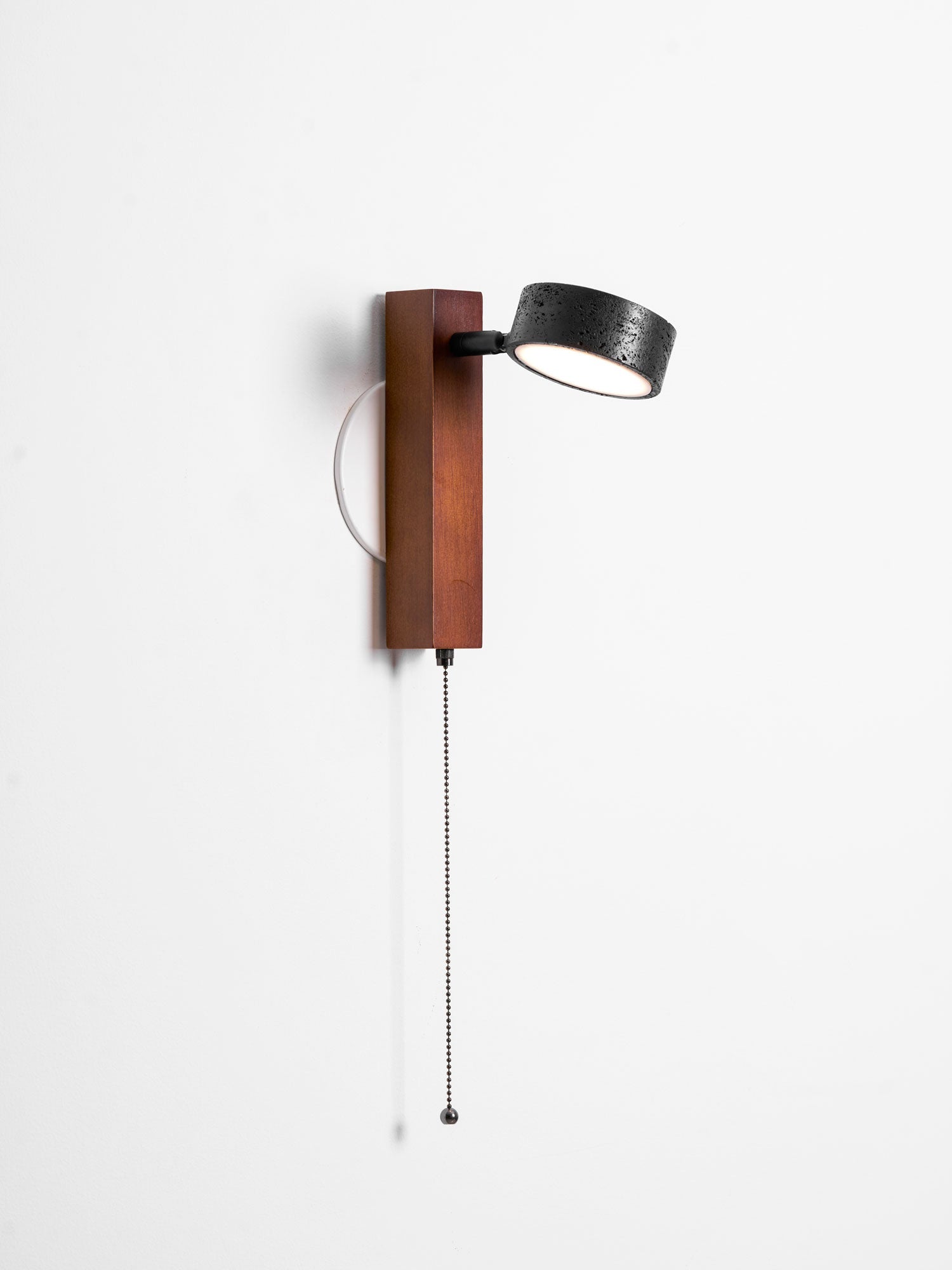 Kelaino - Black Travertine Wall Sconce