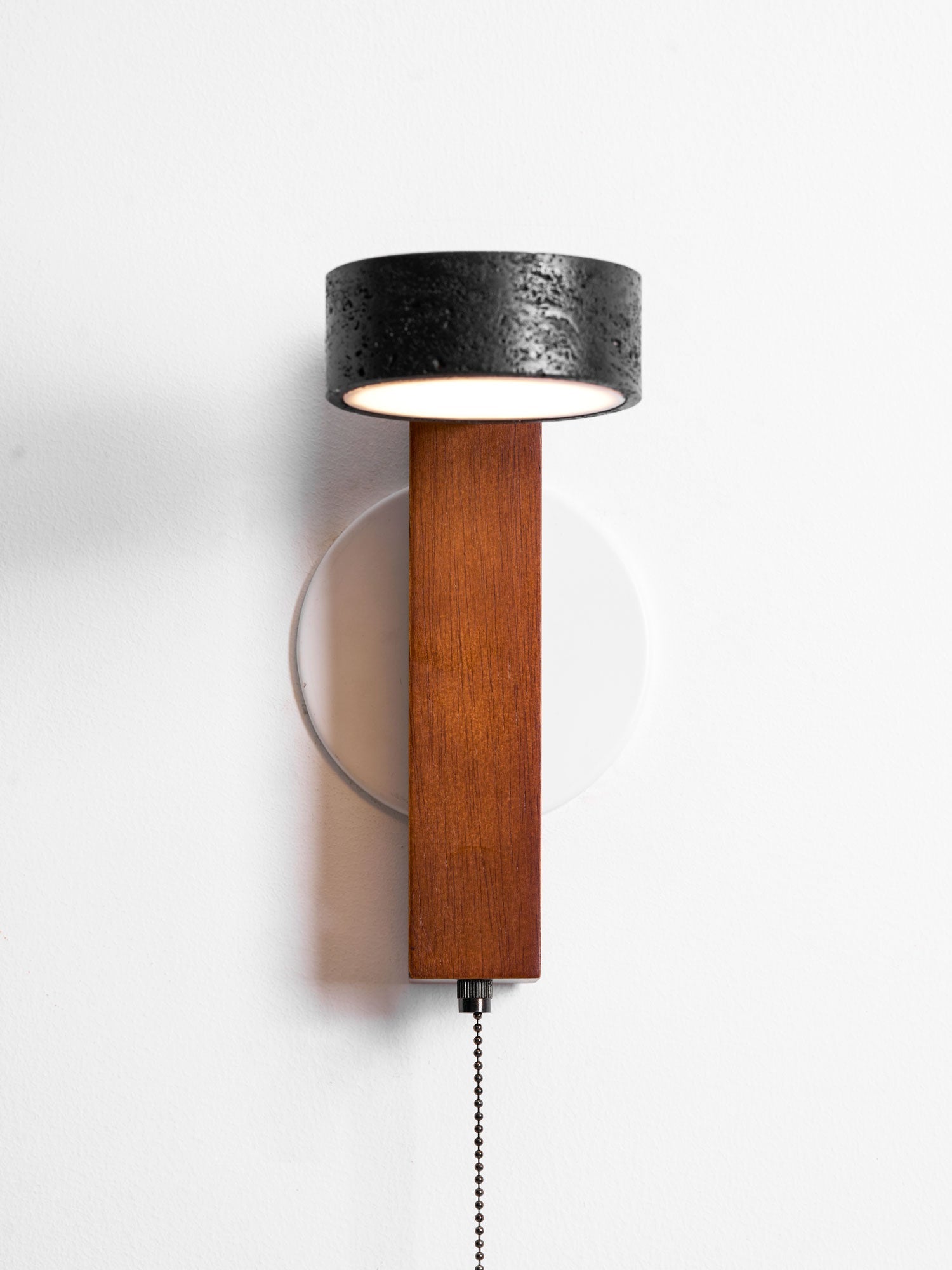 Kelaino - Black Travertine Wall Sconce