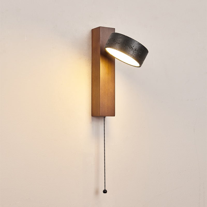 Kelaino - Black Travertine Wall Sconce