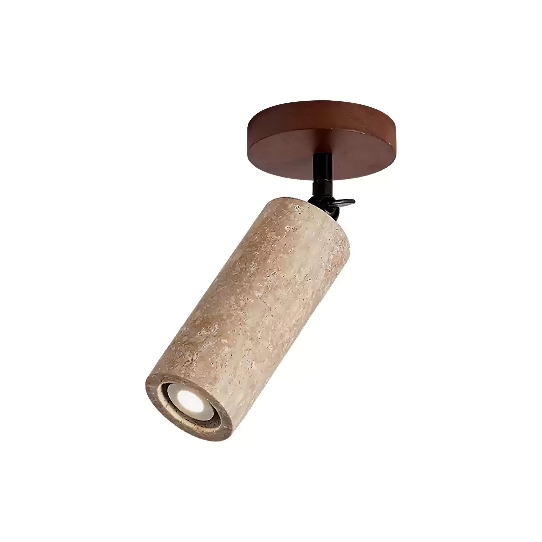 Ganymede - Swivel Travertine Wall Light