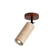 Ganymede - Swivel Travertine Wall Light