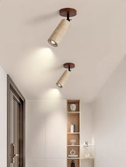 Ganymede - Swivel Travertine Wall Light
