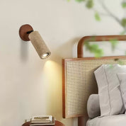 Ganymede - Swivel Travertine Wall Light