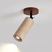 Ganymede - Swivel Travertine Wall Light