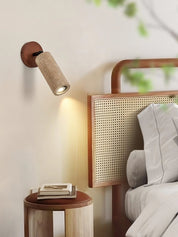 Ganymede - Swivel Travertine Wall Light