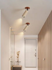 Ganymede - Swivel Travertine Wall Light