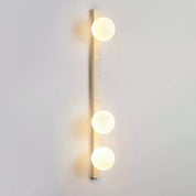 Kyrene - Vertical Travertine Wall Sconce