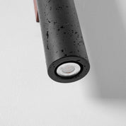 Erebos - Black Travertine Column Sconce
