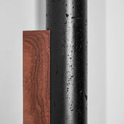 Erebos - Black Travertine Column Sconce