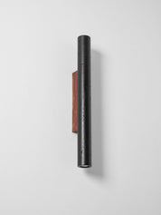 Erebos - Black Travertine Column Sconce