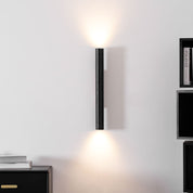 Erebos - Black Travertine Column Sconce