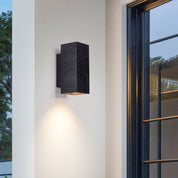 Ophion - Black Travertine Block Wall Lamp