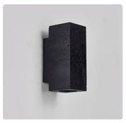 Ophion - Black Travertine Block Wall Lamp