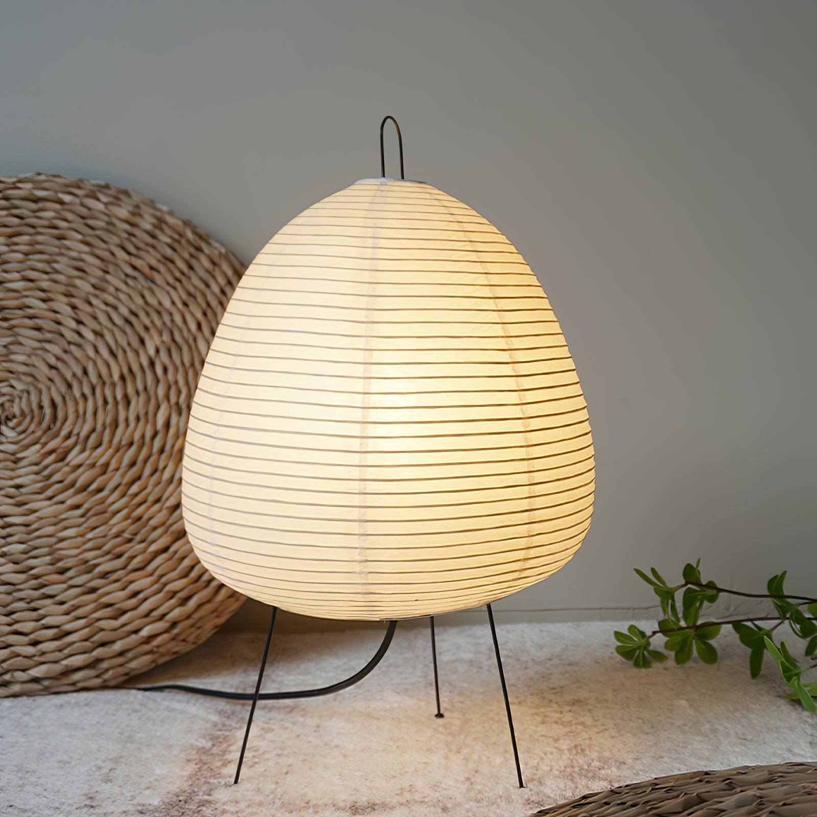 Leuke - Handmade Washi Paper Lantern Table Lamp