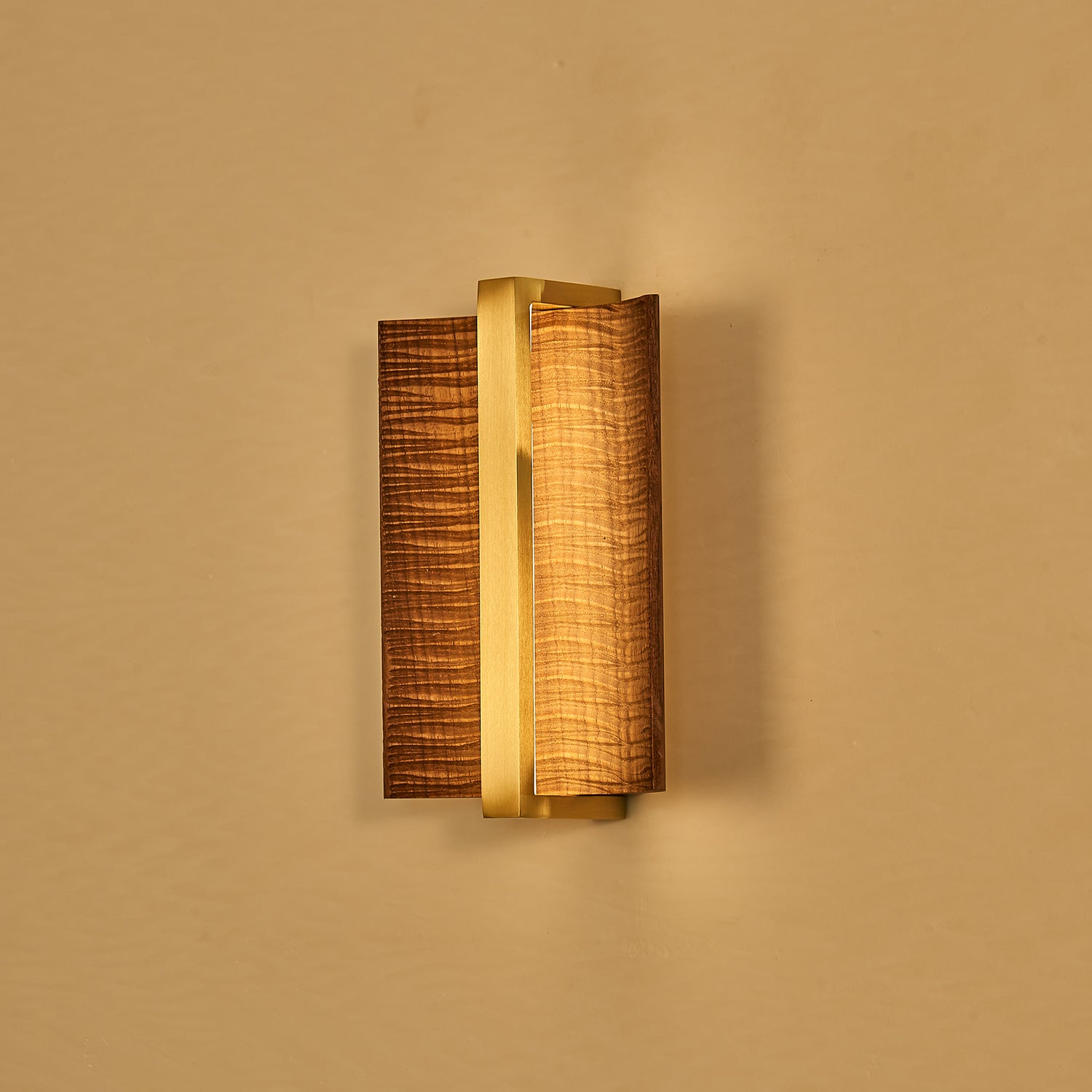 Amatheia - Wood and Iron Wall Light