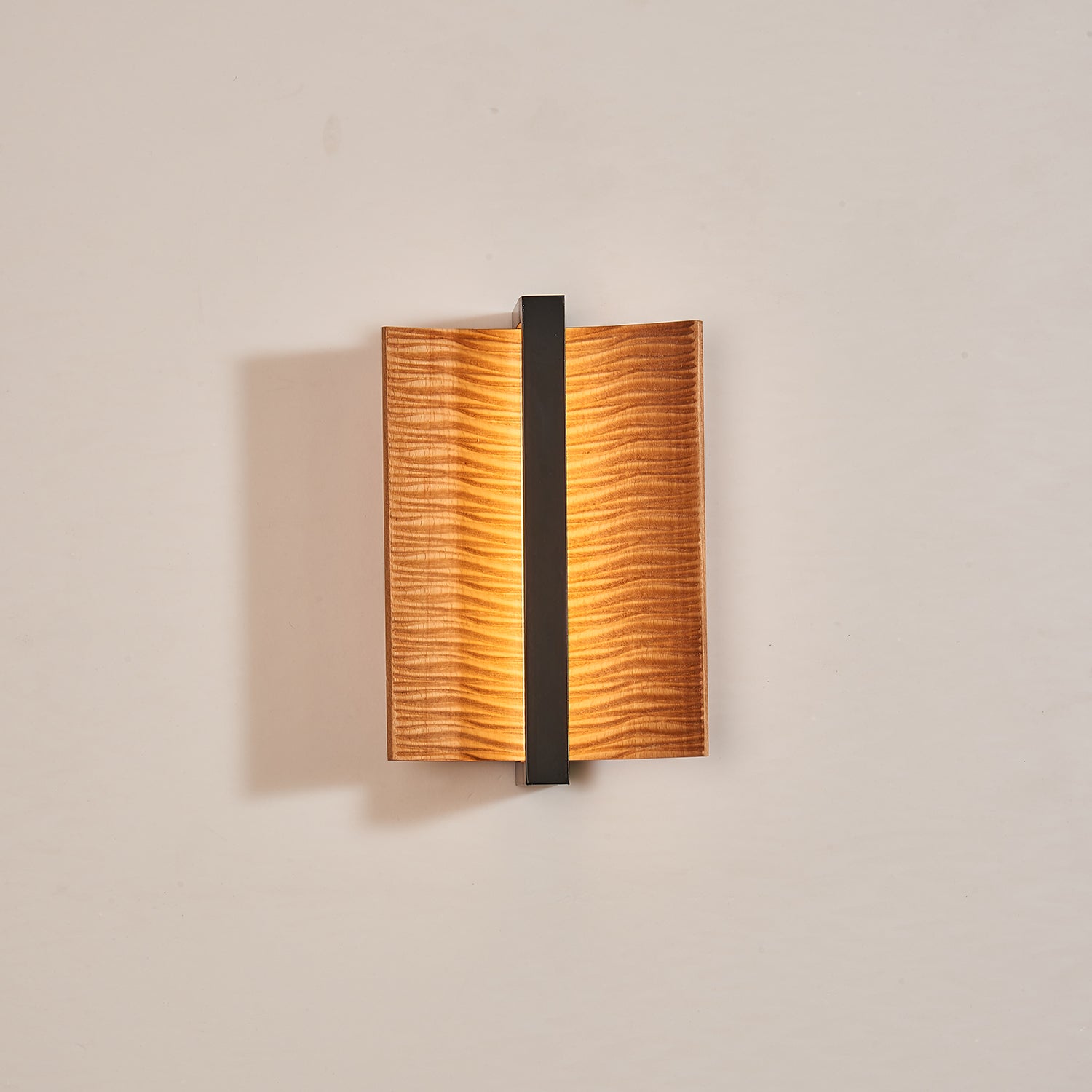 Amatheia - Wood and Iron Wall Light