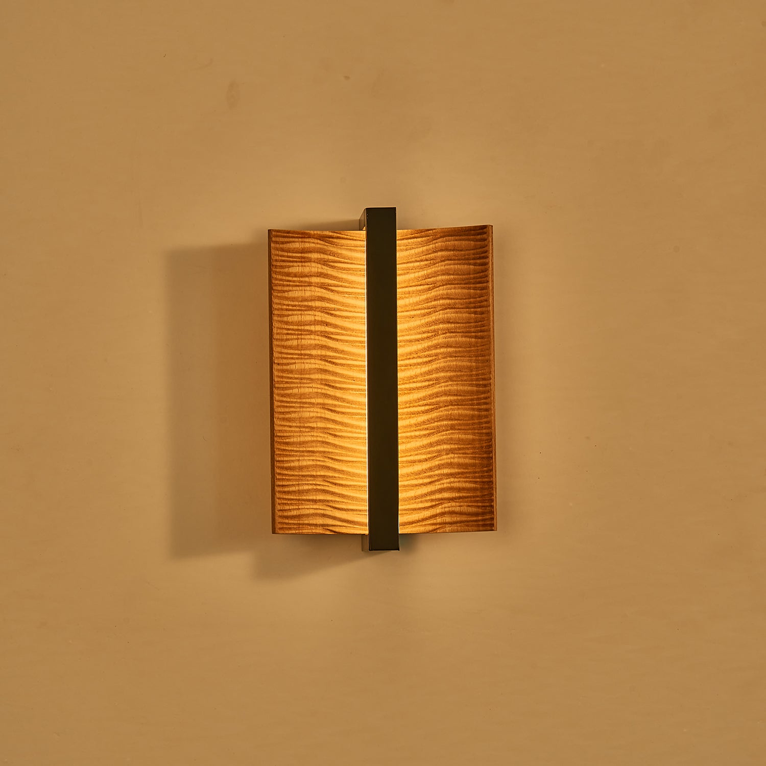 Amatheia - Wood and Iron Wall Light
