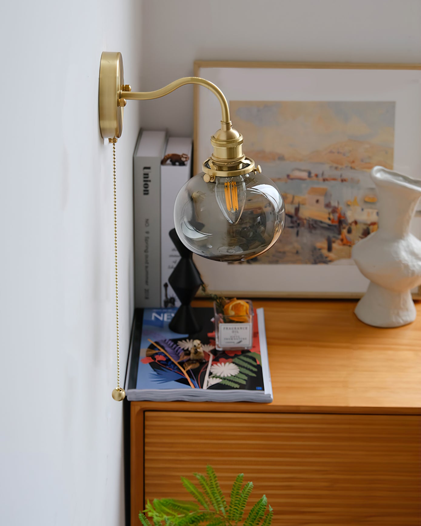 Wingbo Glass Wall Lamp – detail 8