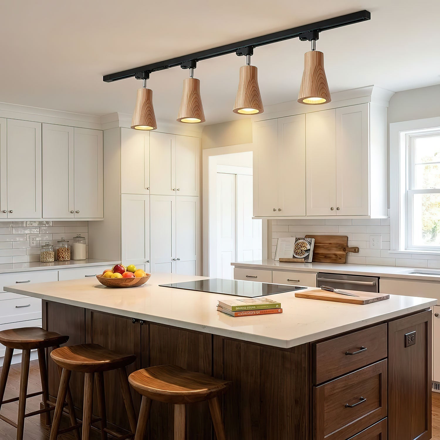 Aristaios - Wood and Steel Track Lighting