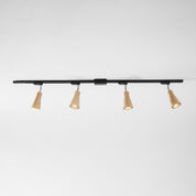 Aristaios - Wood and Steel Track Lighting