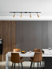 Aristaios - Wood and Steel Track Lighting