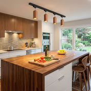 Aristaios - Wood and Steel Track Lighting