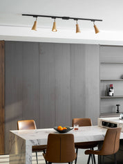 Aristaios - Wood and Steel Track Lighting