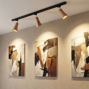 Aristaios - Wood and Steel Track Lighting