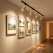 Aristaios - Wood and Steel Track Lighting