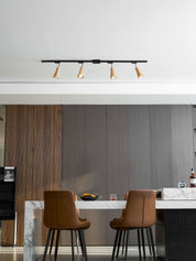 Aristaios - Wood and Steel Track Lighting
