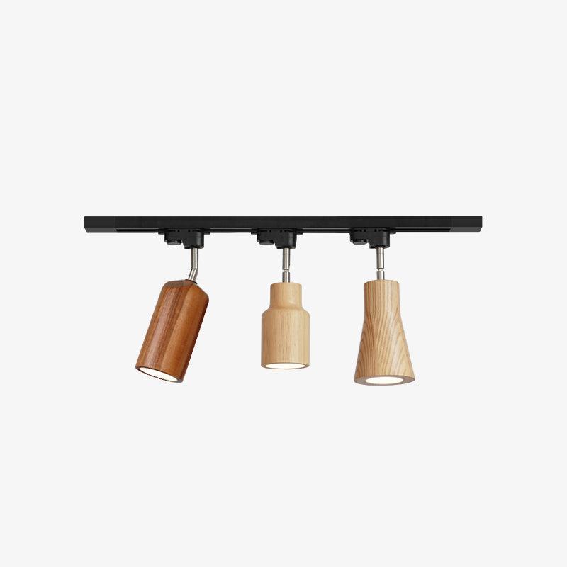 Aristaios - Wood and Steel Track Lighting
