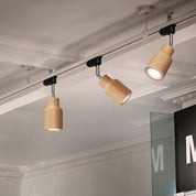 Aristaios - Wood and Steel Track Lighting