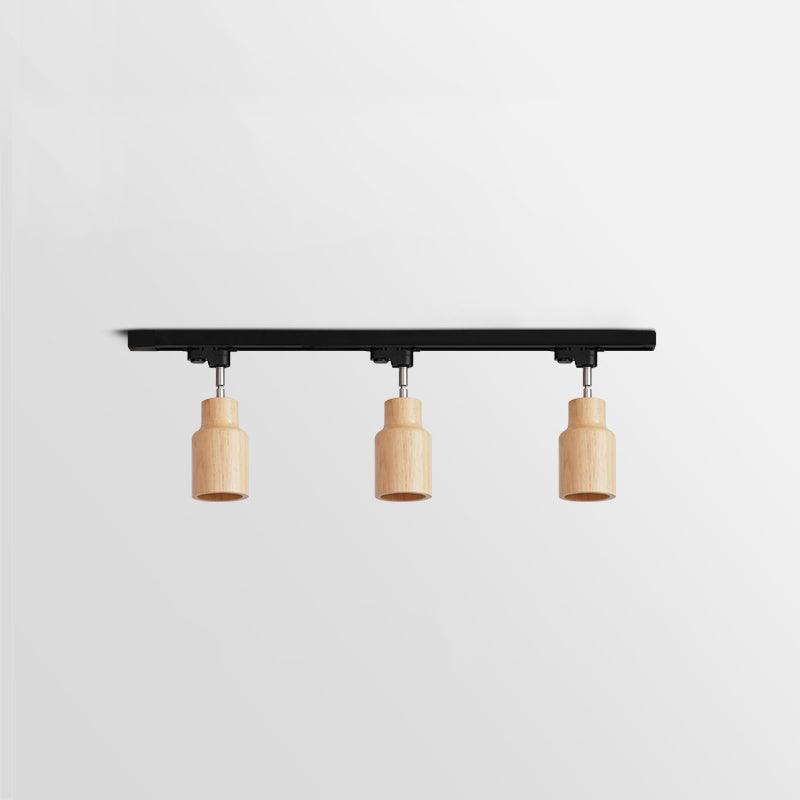 Aristaios - Wood and Steel Track Lighting