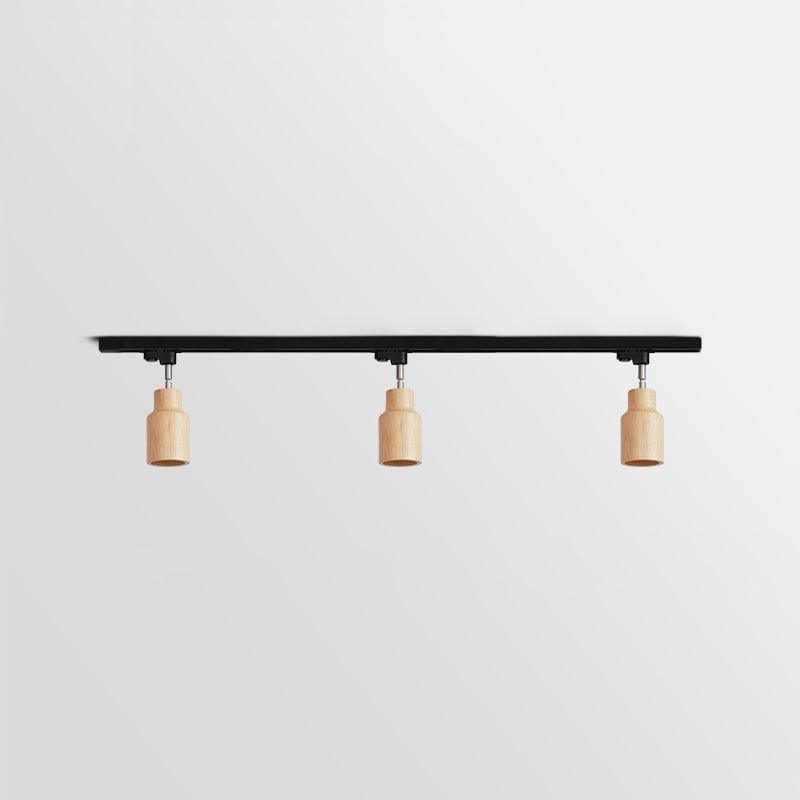 Aristaios - Wood and Steel Track Lighting
