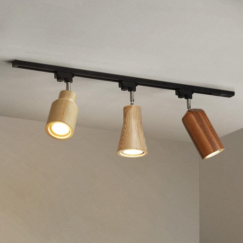 Aristaios - Wood and Steel Track Lighting