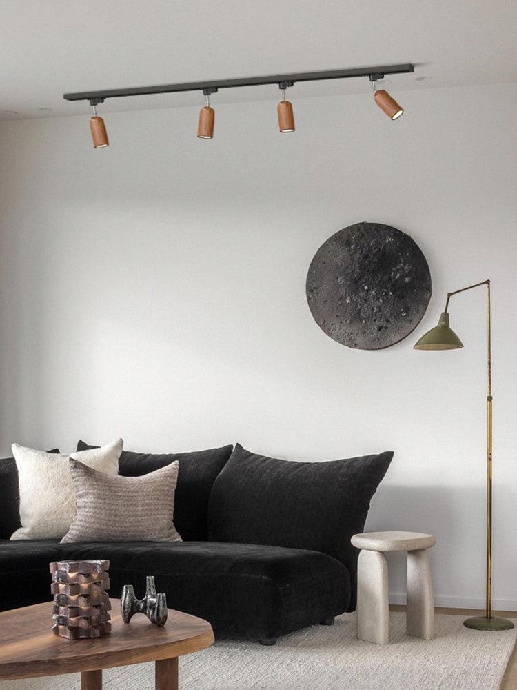 Aristaios - Wood and Steel Track Lighting