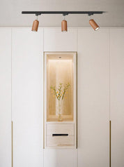 Aristaios - Wood and Steel Track Lighting