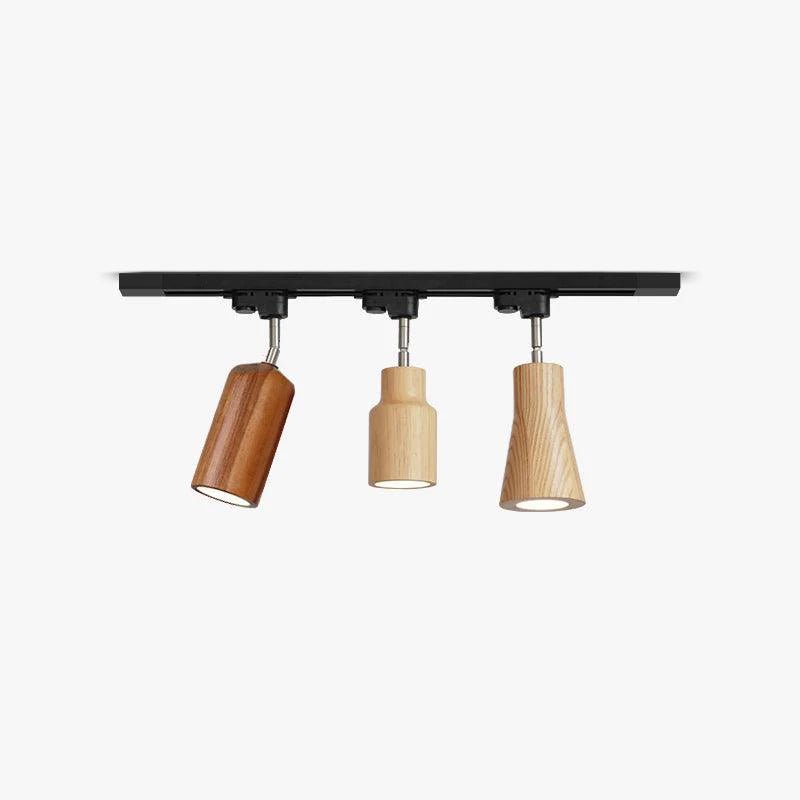 Aristaios - Wood and Steel Track Lighting