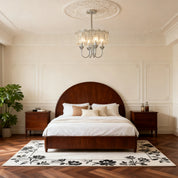 Helike - Chrome and Glass Drum Chandelier