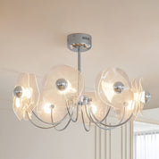 Alethea - Curved Acrylic LED Chandelier