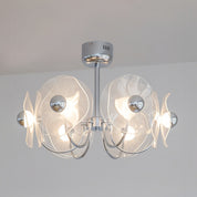 Alethea - Curved Acrylic LED Chandelier