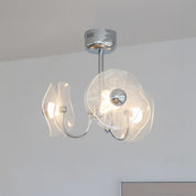 Alethea - Curved Acrylic LED Chandelier